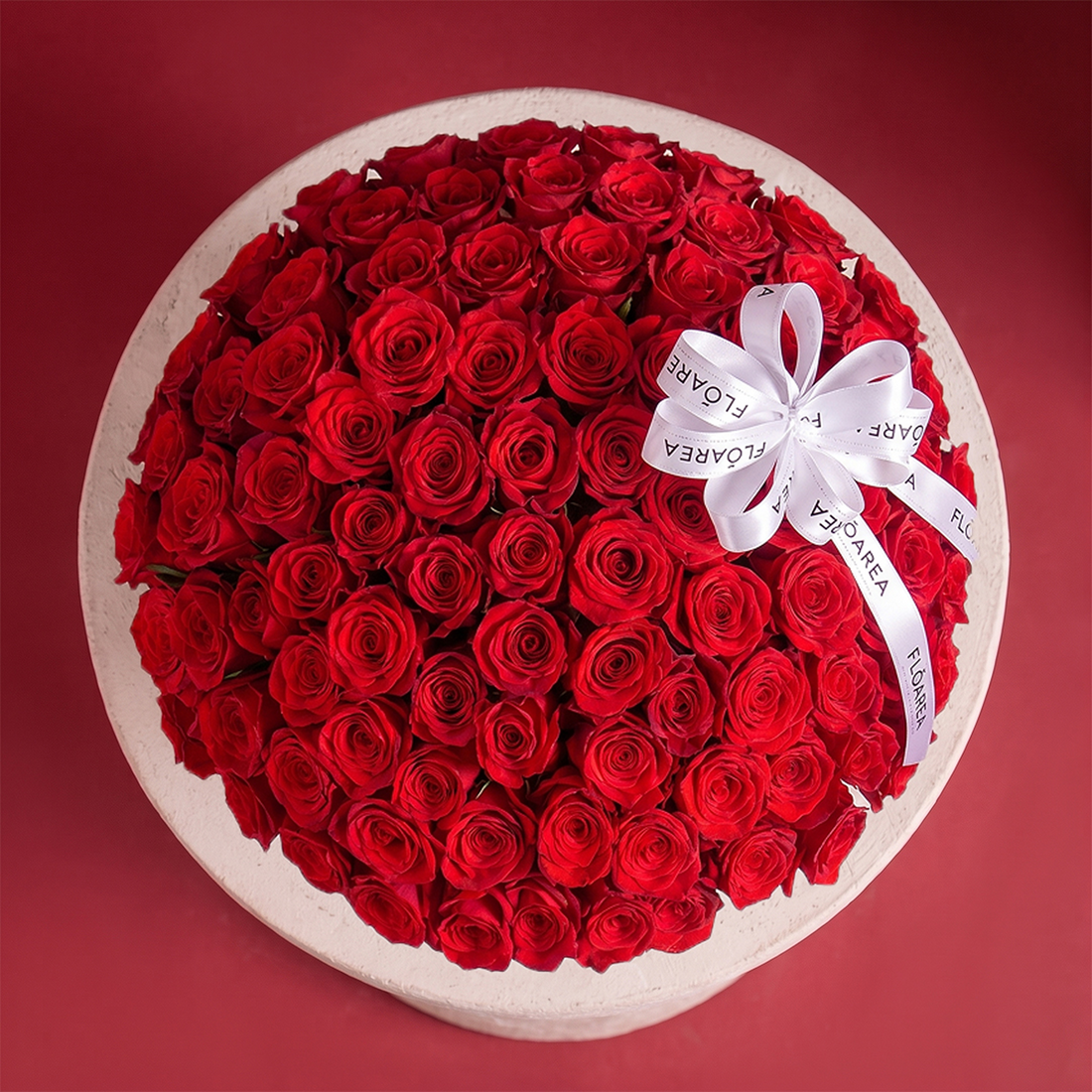 DOME RED ROSES BOX