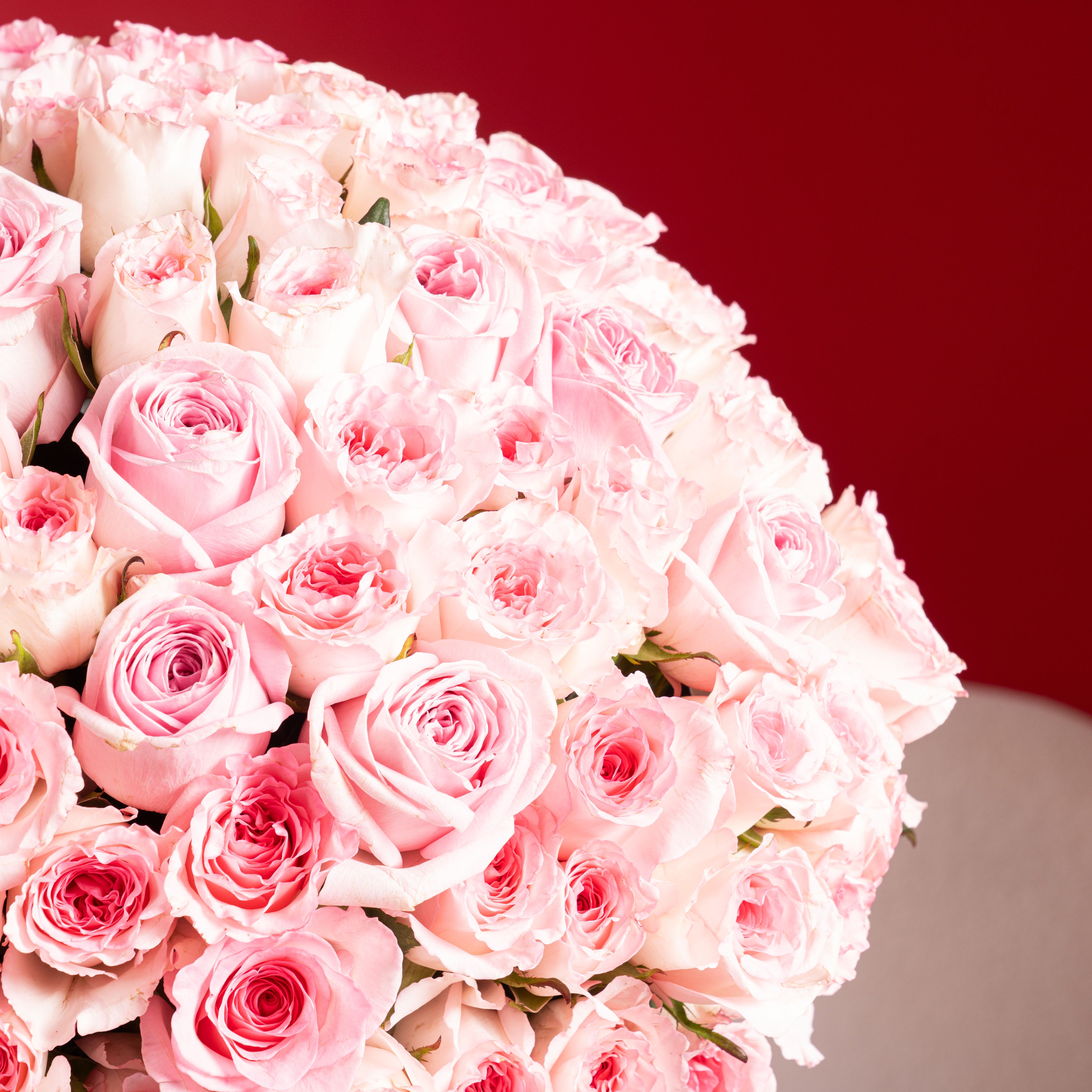 180 Pink Roses Grand Basket