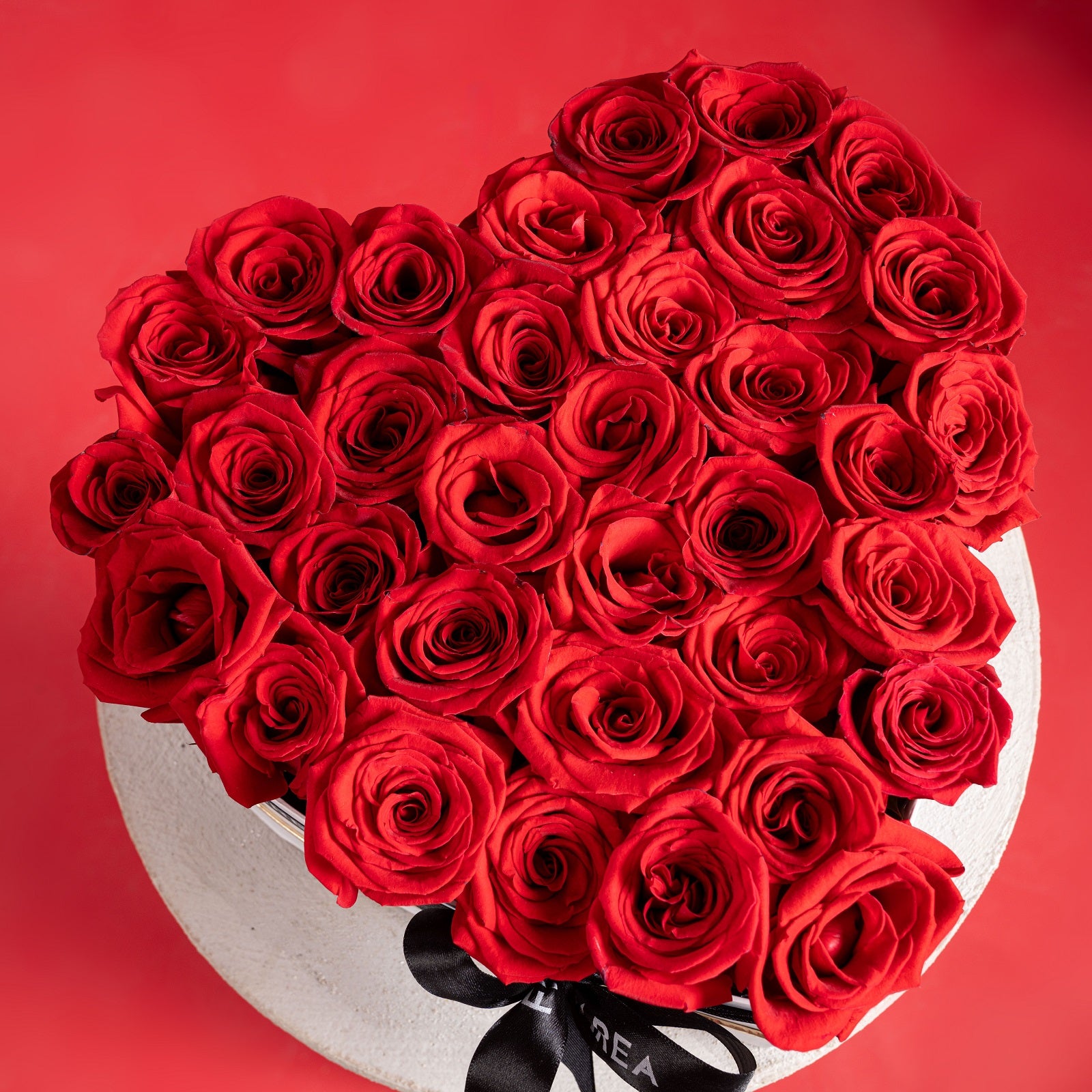 30 Red Roses Heart Box