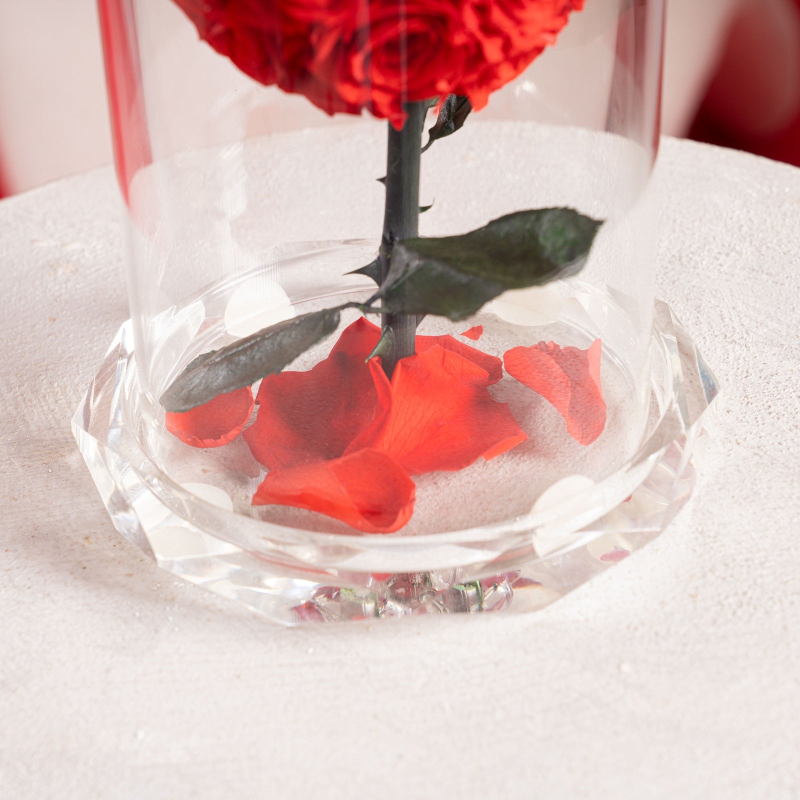 Forever Red Rose Heart Tree