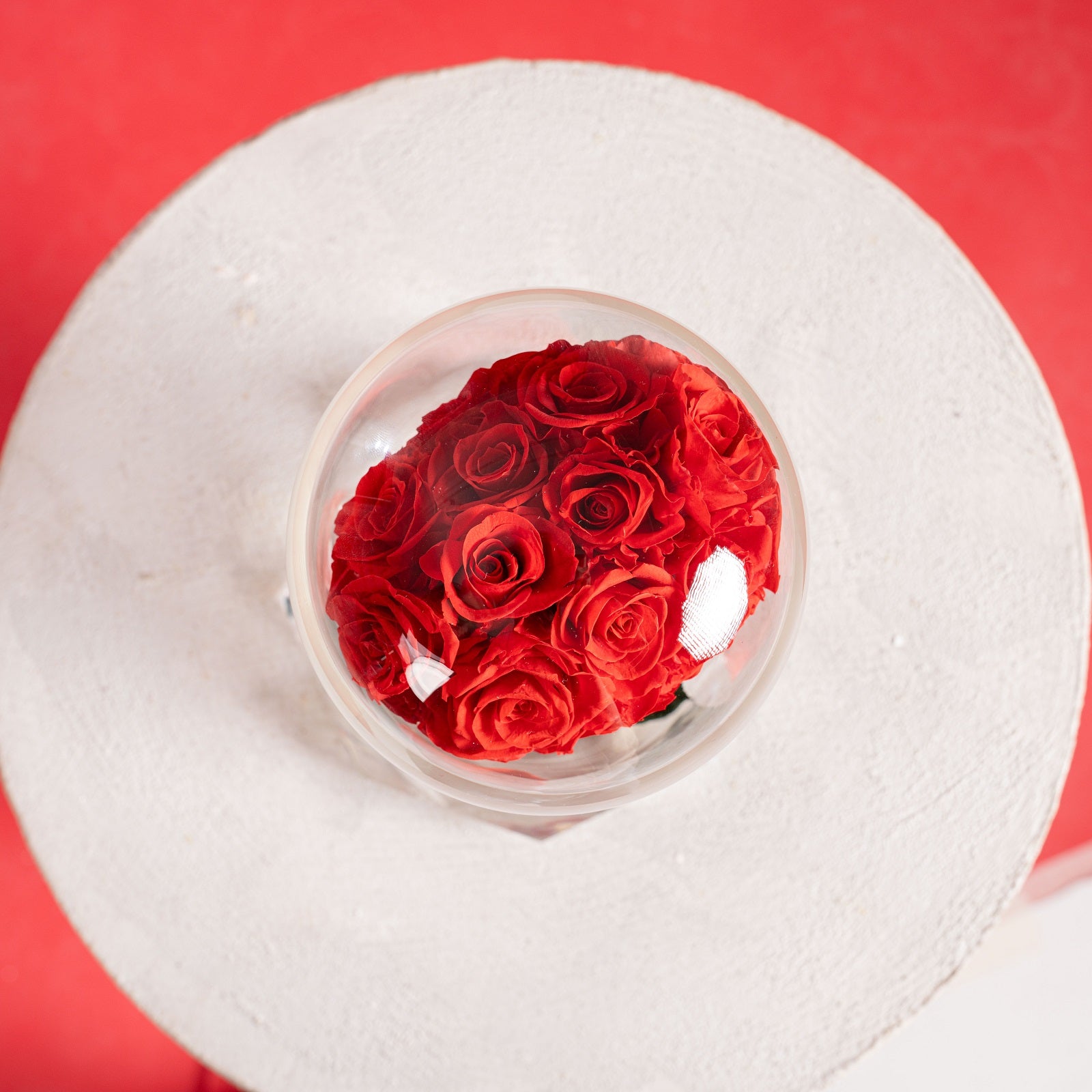 Forever Red Rose Heart Tree