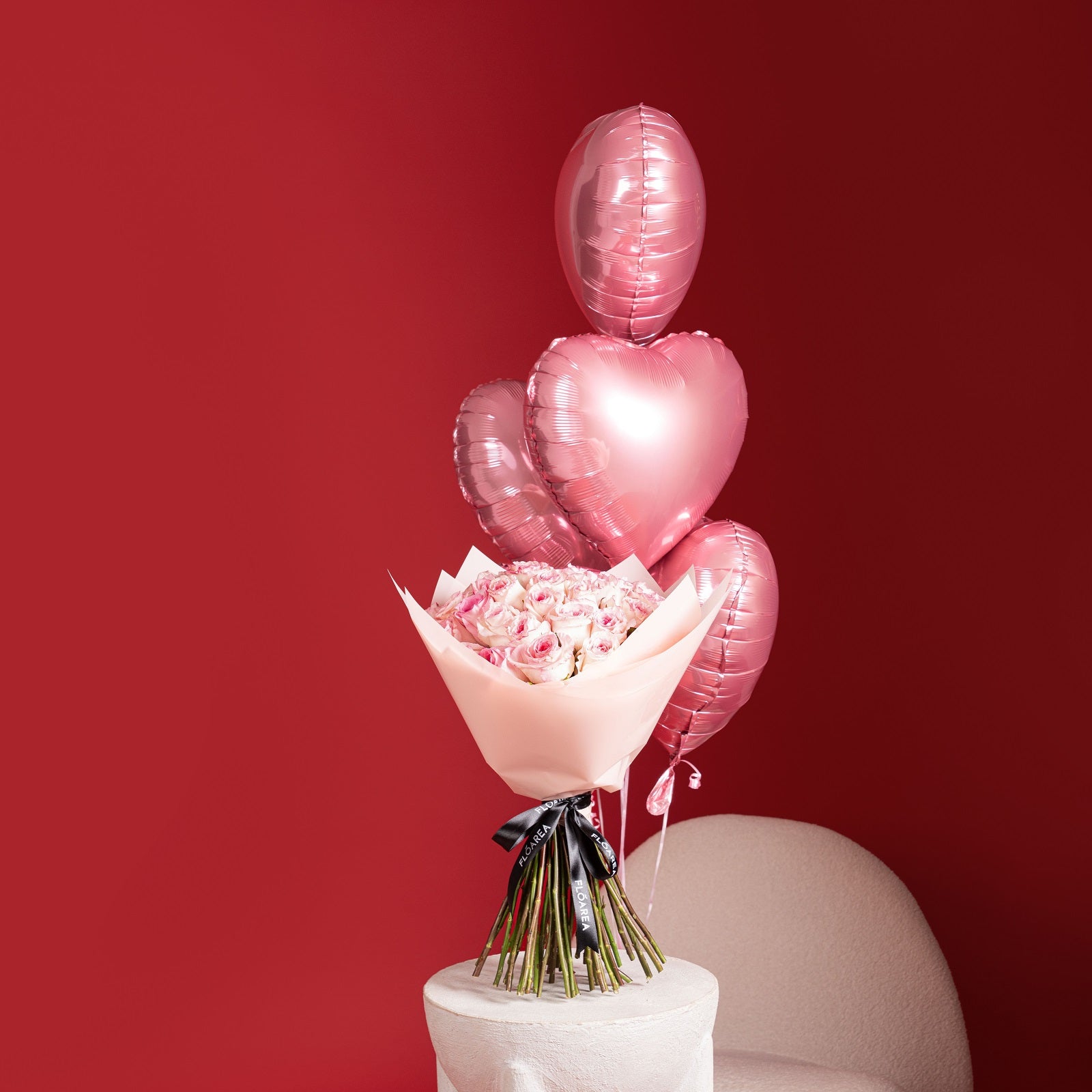 30 Pink Roses Bouquet