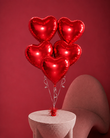 5 Heart Shape Balloon