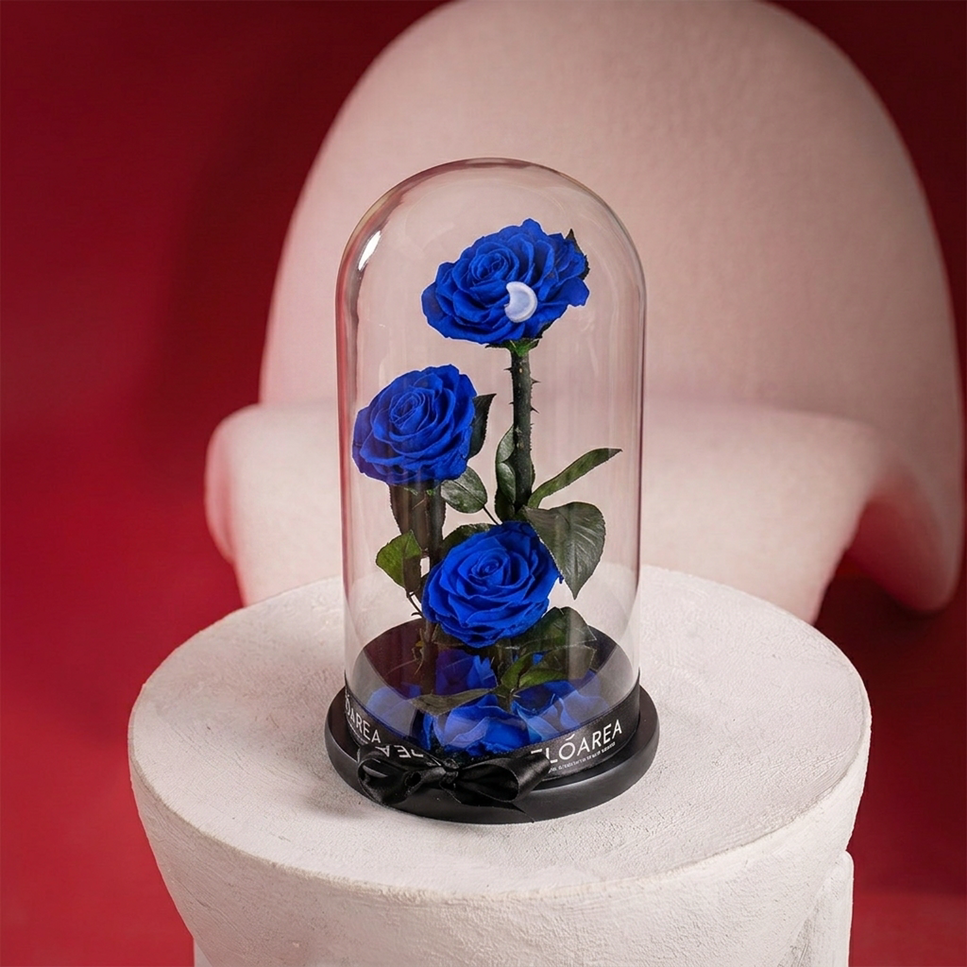 Large Blue Forever Rose - 1
