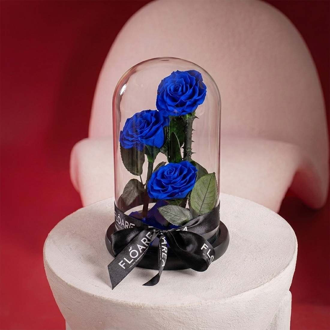 Medium Blue Forever Rose - 1