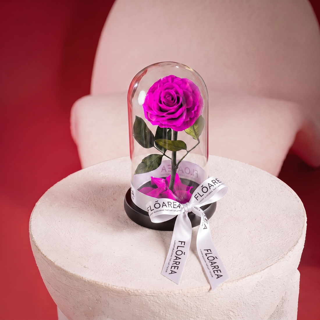 Small Purple Forever Rose - 1