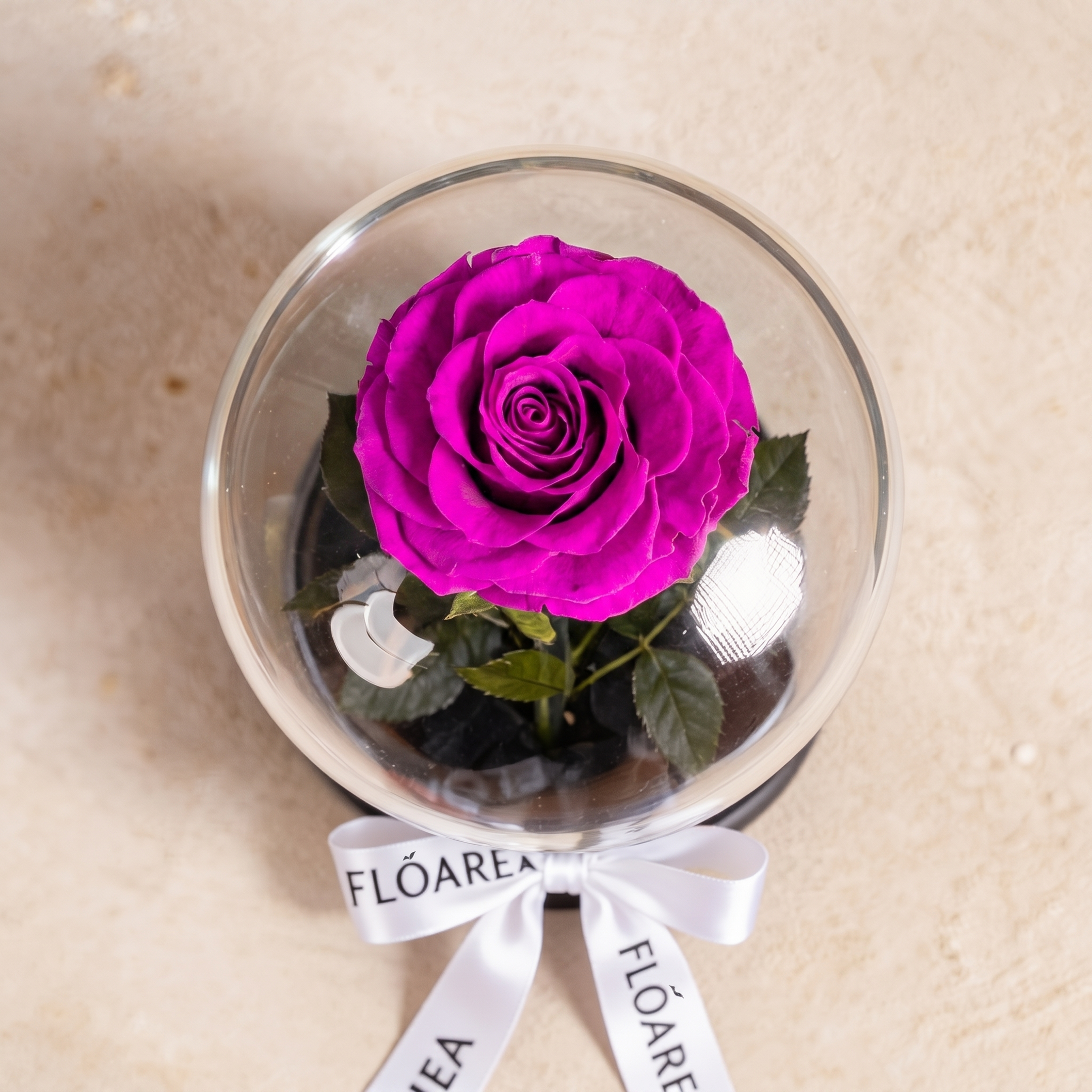 Small Purple Forever Rose - 3