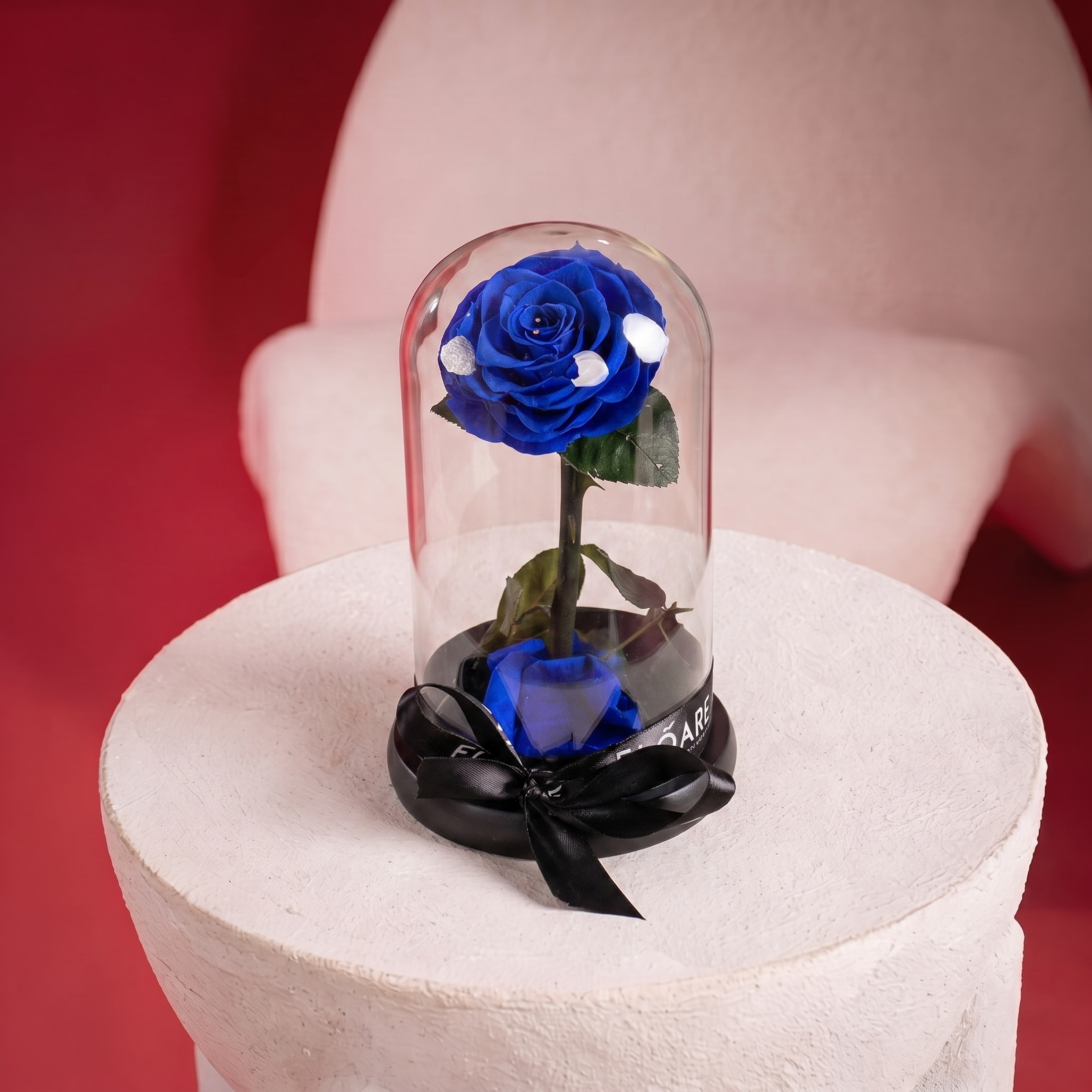 Small Blue Forever Rose - 1