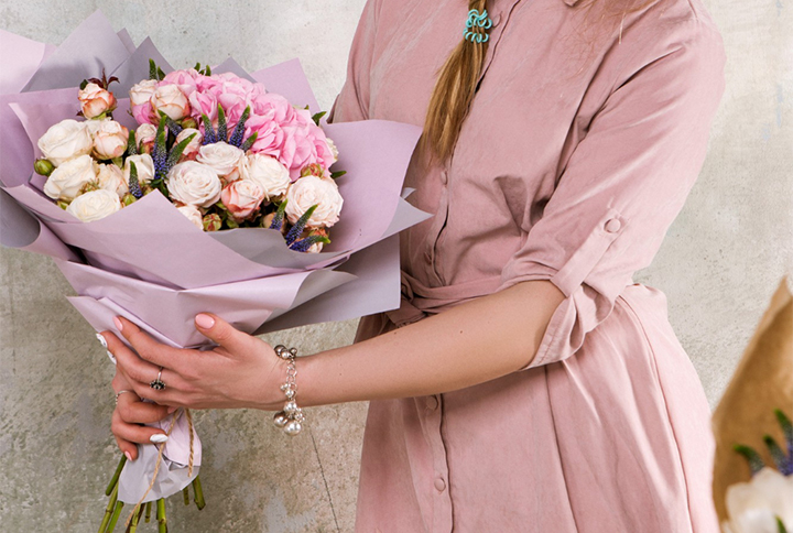 Luxury flower arrangement featuring sunflowers